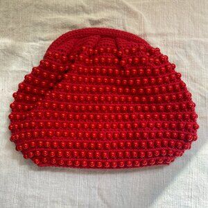 Zara Crochet Beaded Clutch